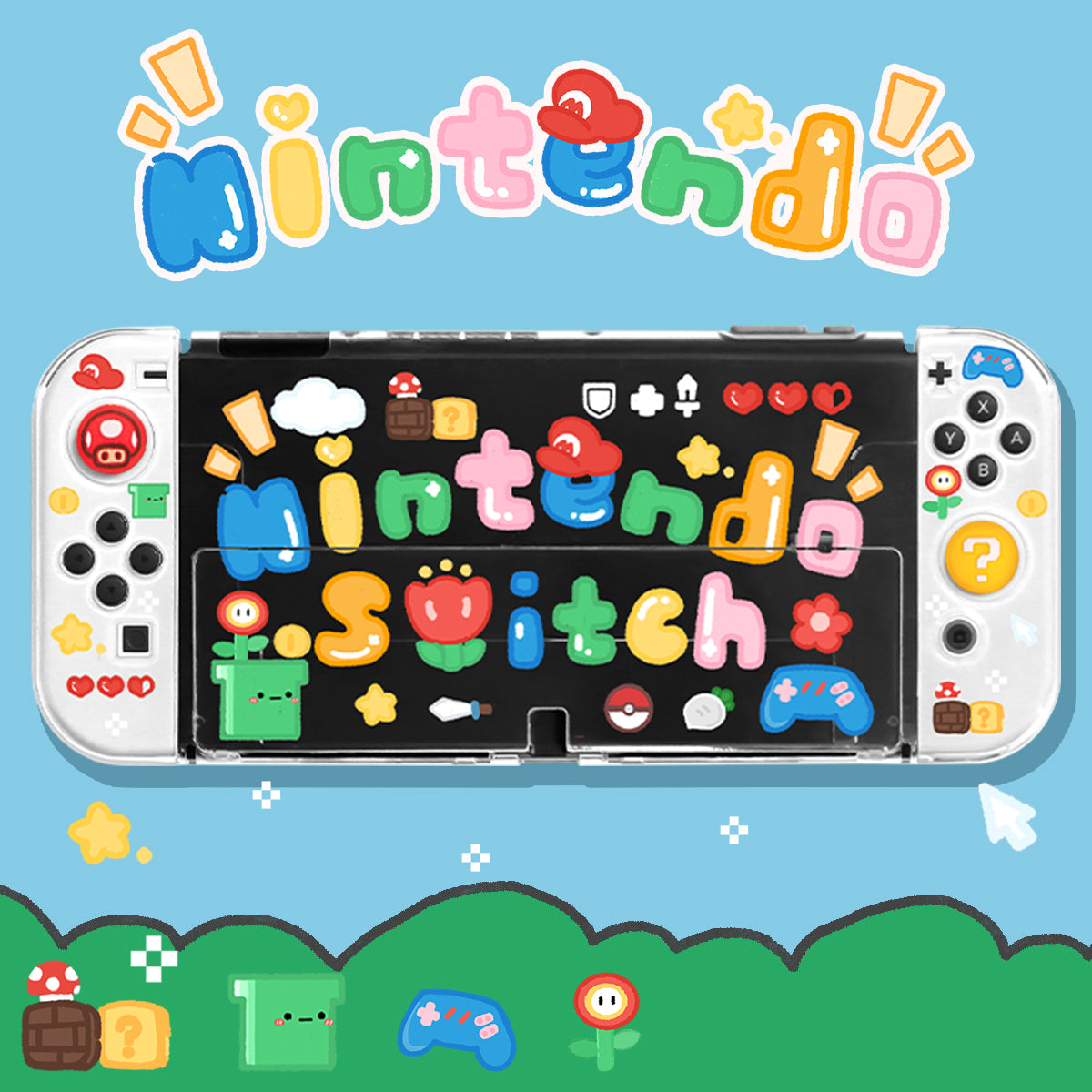 MistIsland Protective Case for Nintendo Switch - Comic Text