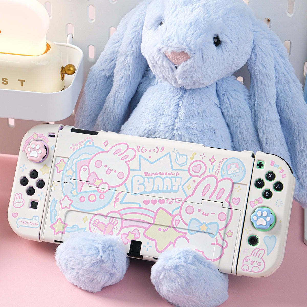 MistIsland Protective Case for Nintendo Switch - Bunny& Tamagochi