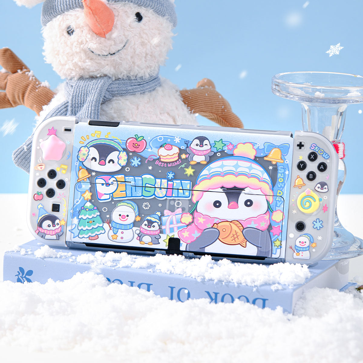 MistIsland Protective Case for Nintendo Switch - Penguin Letters