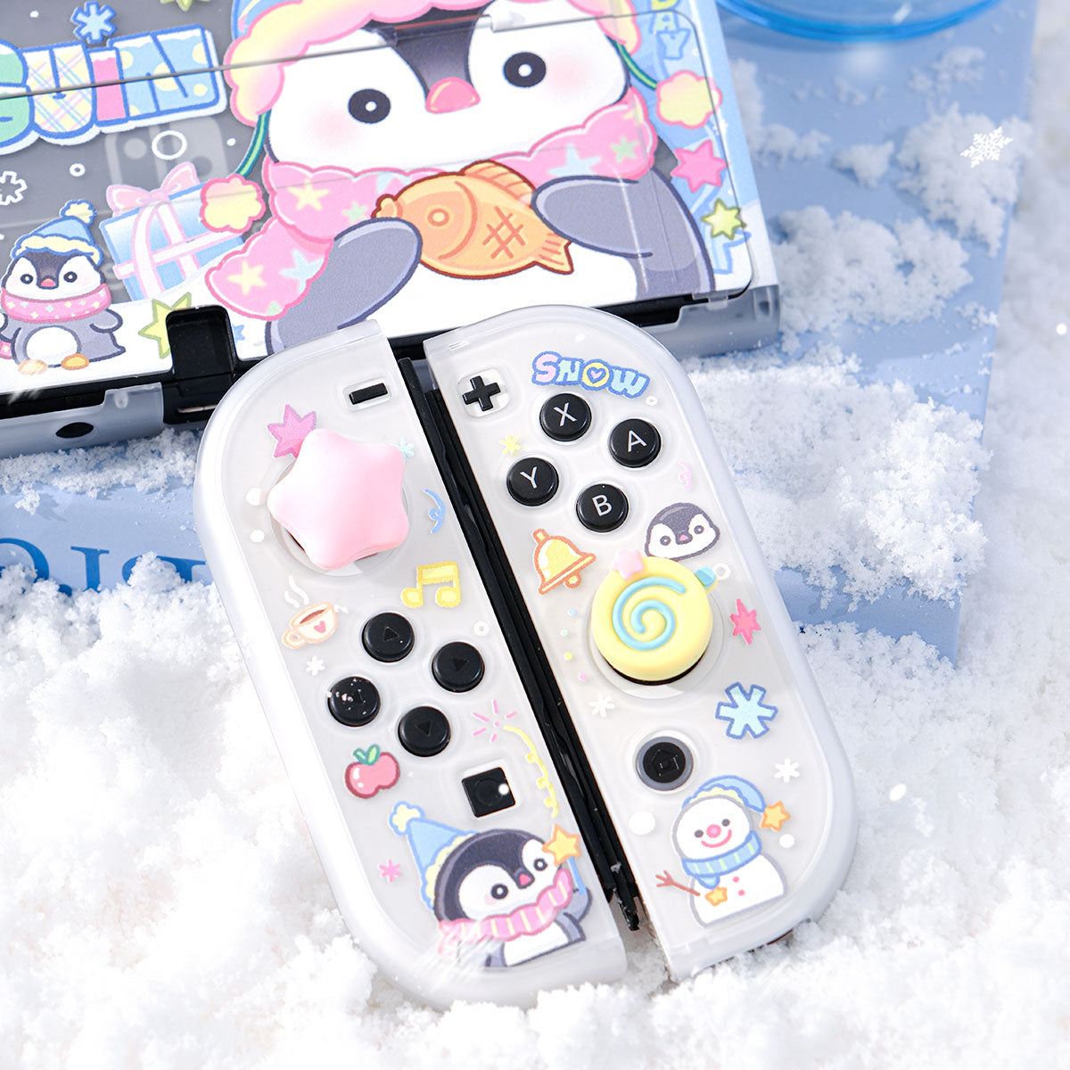 MistIsland Protective Case for Nintendo Switch - Penguin Letters