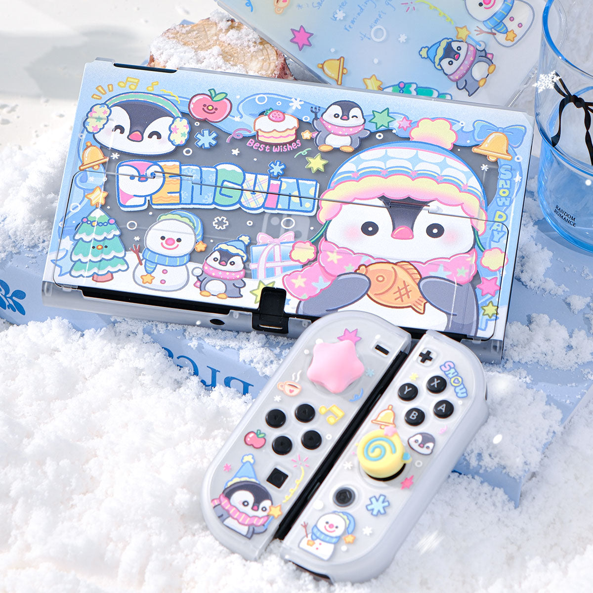 MistIsland Protective Case for Nintendo Switch - Penguin Letters